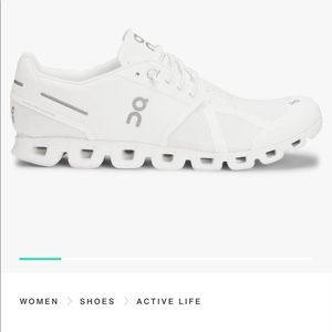 Women’s size 10 white cloud running shoes